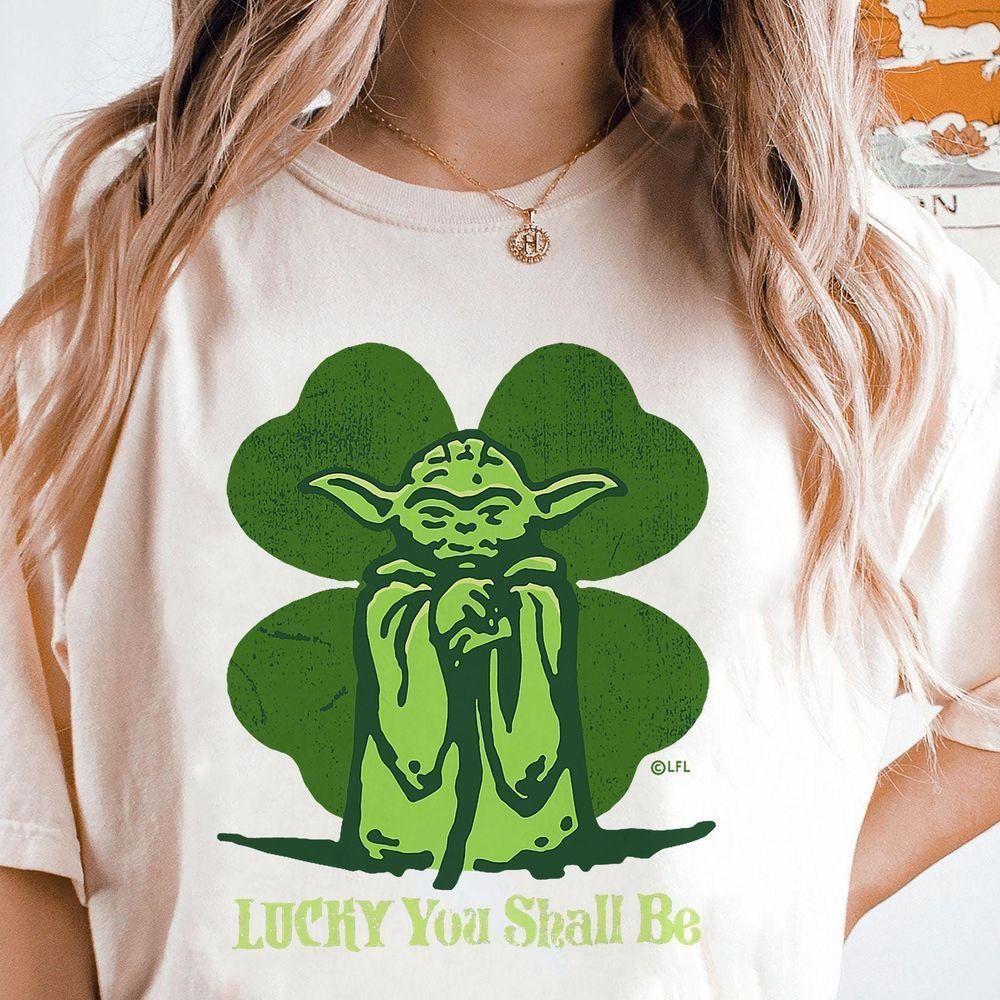 Yoda Lucky You Shall Be St Patricks Day Star Wars Vuitino Apparel Yoda Lucky You Shall Be St Patricks Day Star Wars Vuitino Apparel